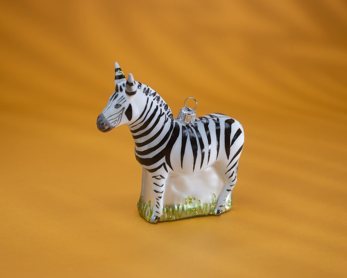 Zebra - Christbaumschmuck aus Glas von Hanco aus der Kategorie Christbaumschmuck mit der Artikelnummer 1912.01