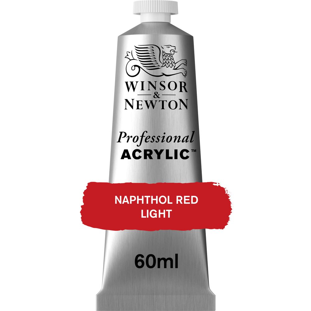 421 - Naphthol Red Light - 60ml Professional Acrylic von Winsor&Newton - S2