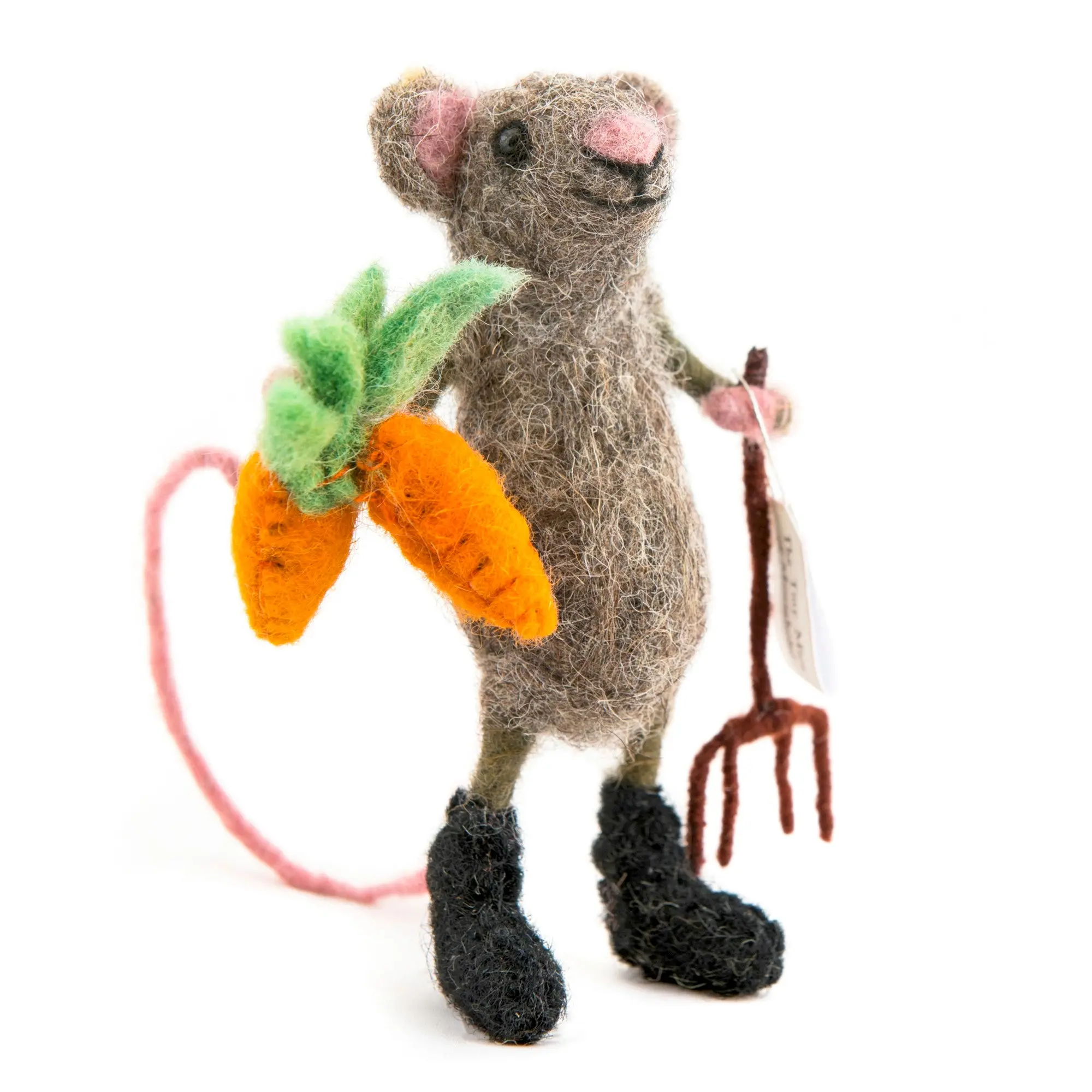 Gardener Mouse - Handgefilzte Maus von Sew Heart Felt
