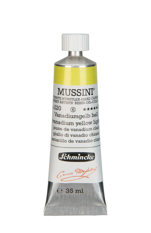 220 - Vanadiumgelb hell - 35ml - Mussini Ölfarbe von Schmincke - PG6