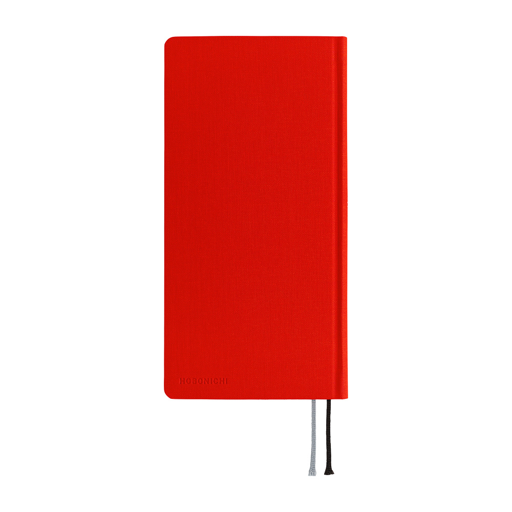 Weeks 2027 englisch – Colors: Poppy Red | Hobonichi