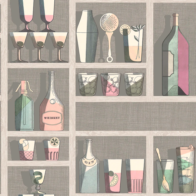 Cocktails Tapete - 114/23044 - Cole&Son - Fornasetti Senza Tempo-114-23044-Cole&Son-Fornasetti Selection Cocktails Tapete - 114/23044 - Cole&Son - Fornasetti Senza Tempo von Cole&Son aus der Kategorie Fornasetti Selection mit der Artikelnummer 114-23044