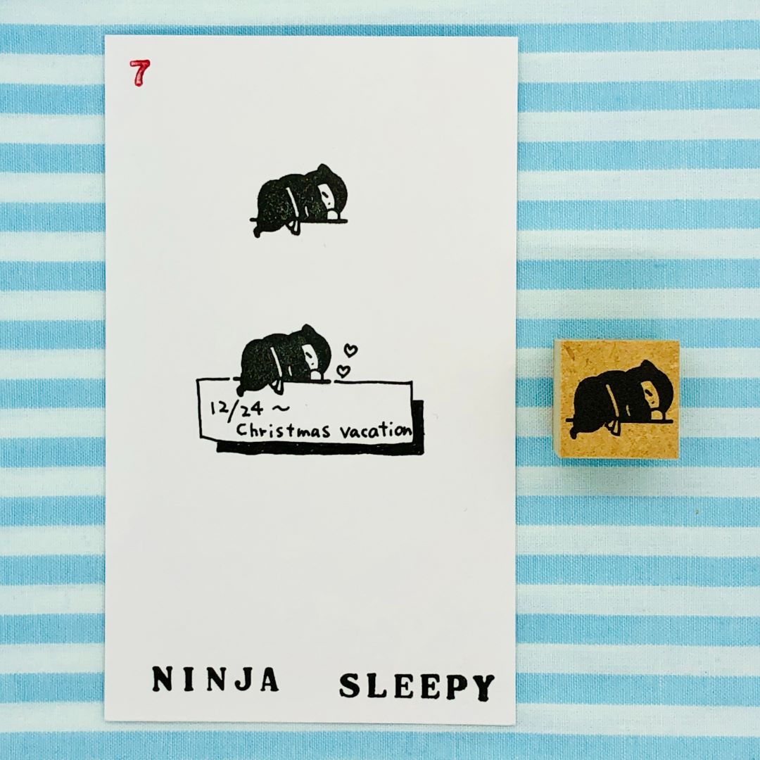 07 - Ninja Sleepy - Japanischer Stempel 07 - Ninja Sleepy - Japanischer Stempel