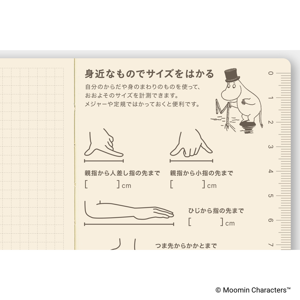 Weeks 2027 japanisch – Moomin: A Day in the Life of Snufkin | Hobonichi