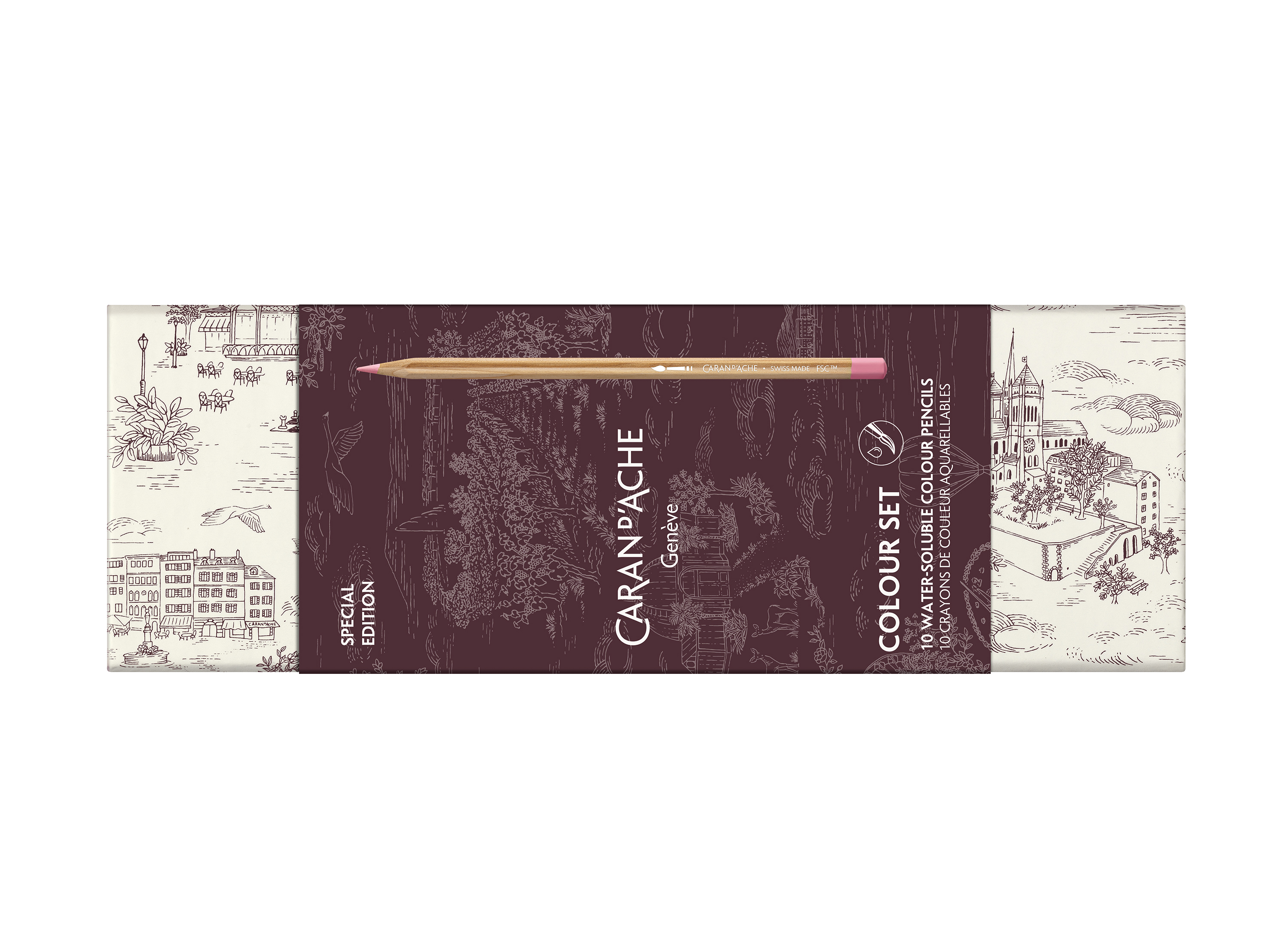 Set 10 Farbstifte Toile de Jouy - Sonderedition