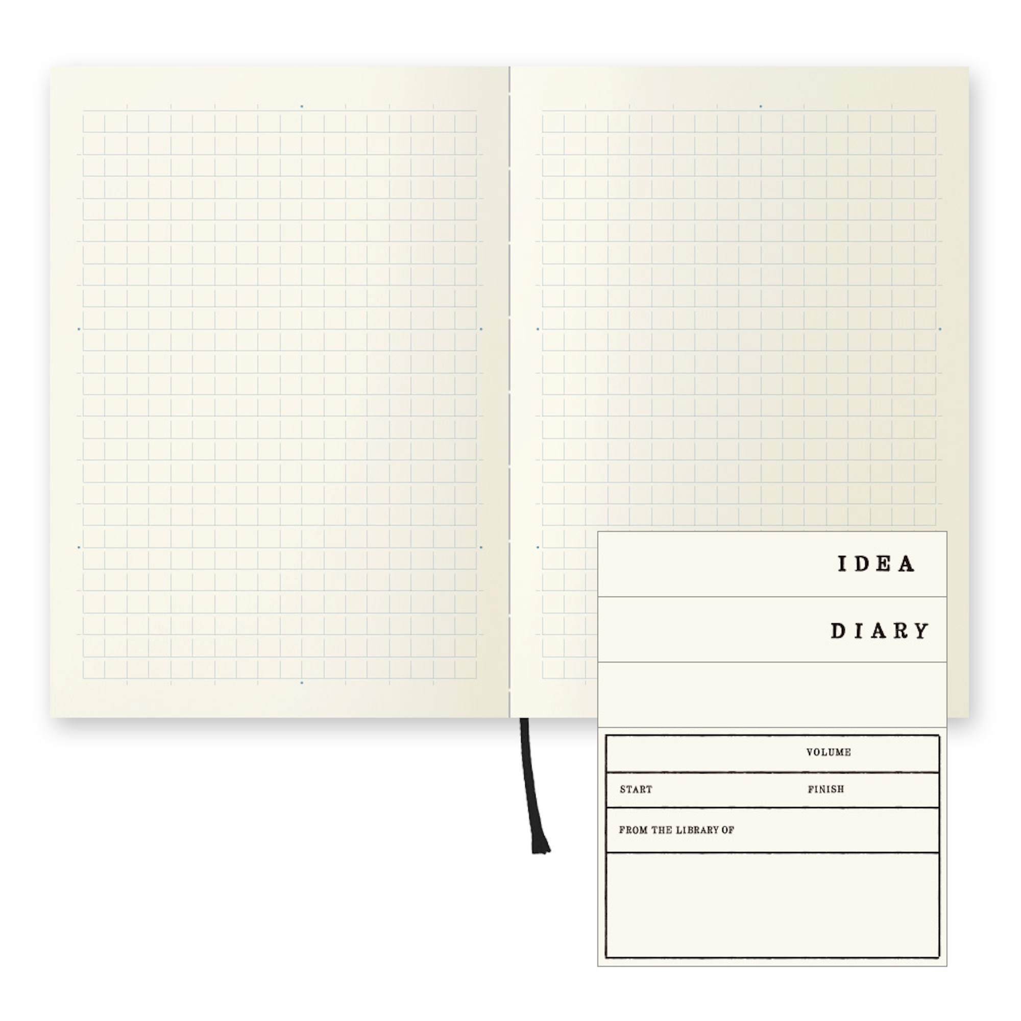 MD Notebook - A6 - kariert / grid - Midori Notizbuch-15289006-Midori Japan-MD Notebooks MD Notebook - A6 - kariert / grid - Midori Notizbuch von Midori Japan aus der Kategorie MD Notebooks mit der Artikelnummer 15289006