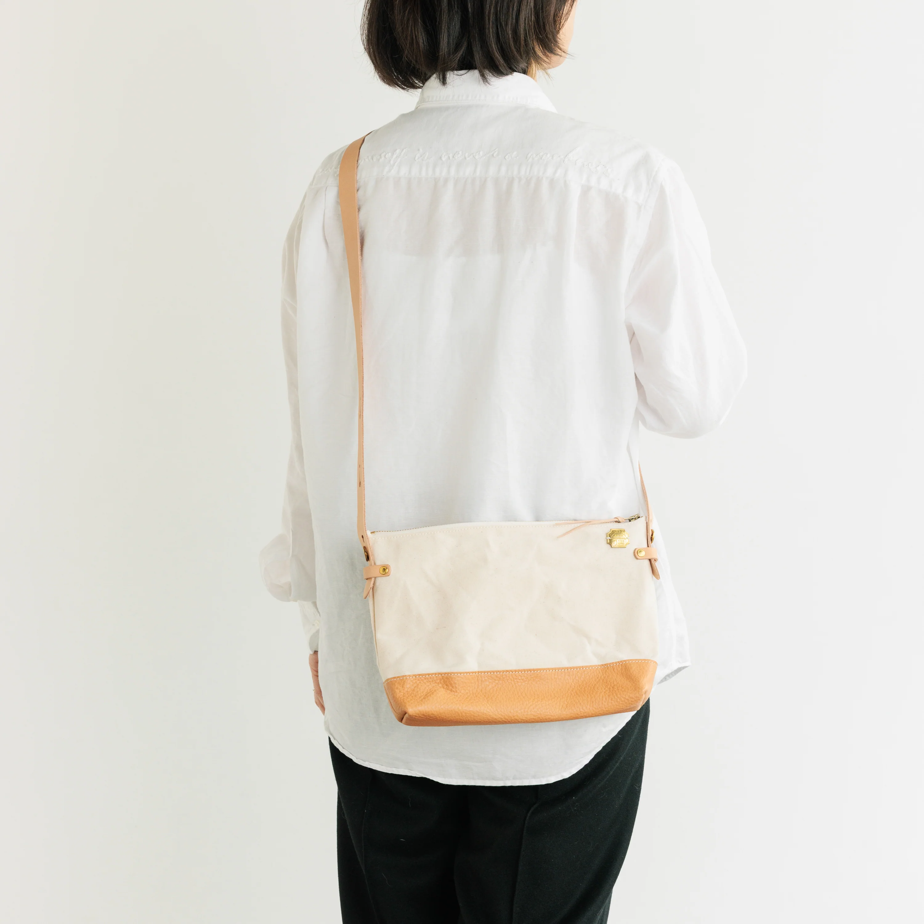 Shoulder Bag - Leather Bottom - The Superior Labor