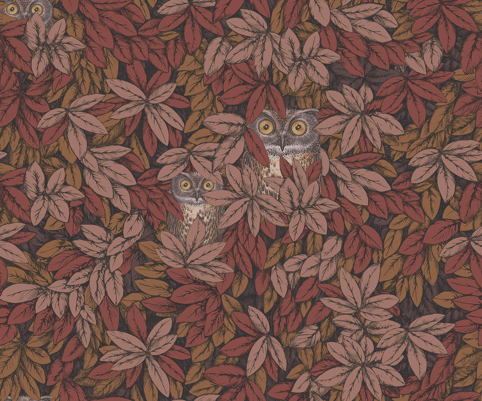 Foglie e Civette Tapete - 123/11055 - Autumnal Leaves - Cole&Son - Fornasetti Senza Tempo II-123-11055-Cole&Son-Fornasetti Senza Tempo II Foglie e Civette Tapete - 123/11055 - Autumnal Leaves - Cole&Son - Fornasetti Senza Tempo II von Cole&Son aus der Kategorie Fornasetti Senza Tempo II mit der Artikelnummer 123-11055