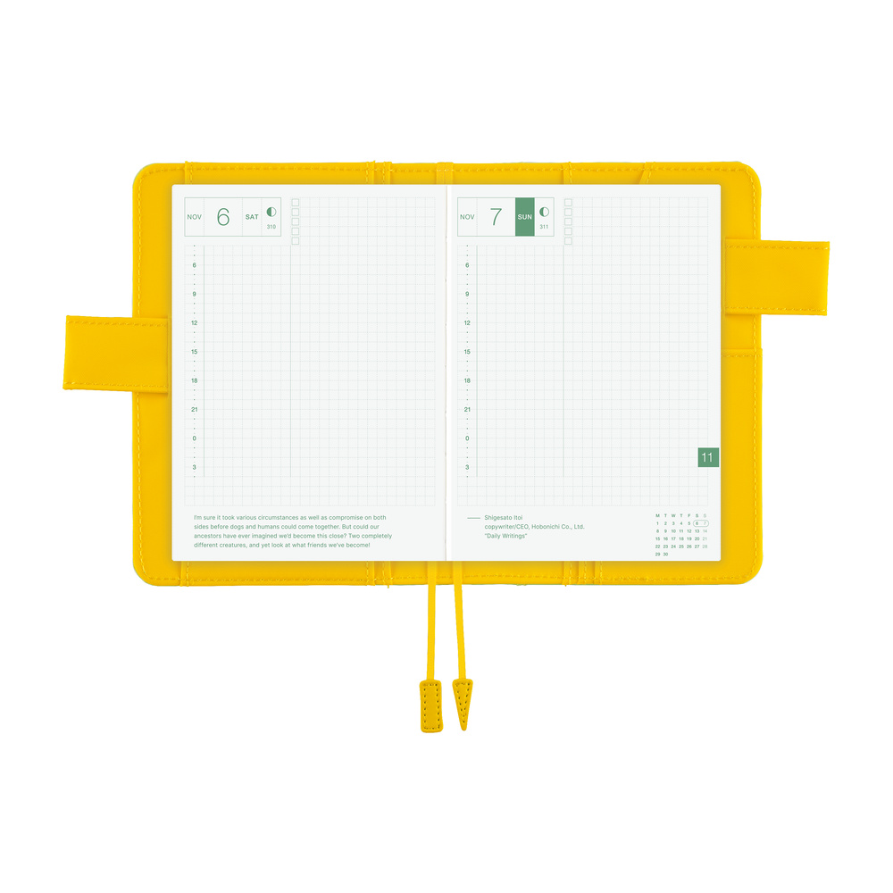 Hülle A6 Original – Colors: Fresh Citron | Hobonichi
