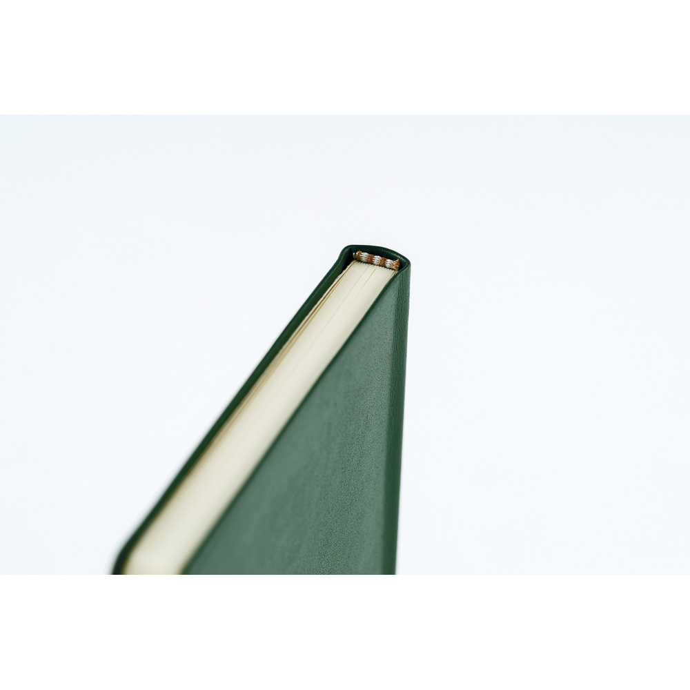 Weeks 2027 englisch – Leather: Forest Green | Hobonichi