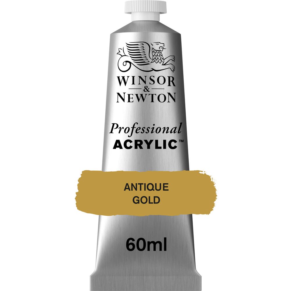 014 - Antique Gold - 60ml Professional Acrylic von Winsor&Newton - S3