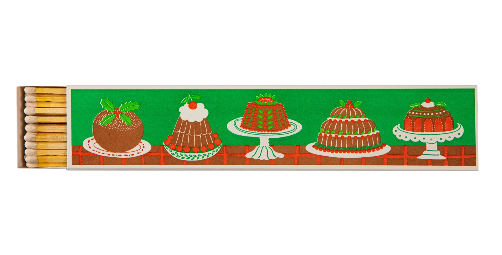 Streichhölzer lang "Christmas Pudding" - Kaminstreichhölzer von Archivist aus England