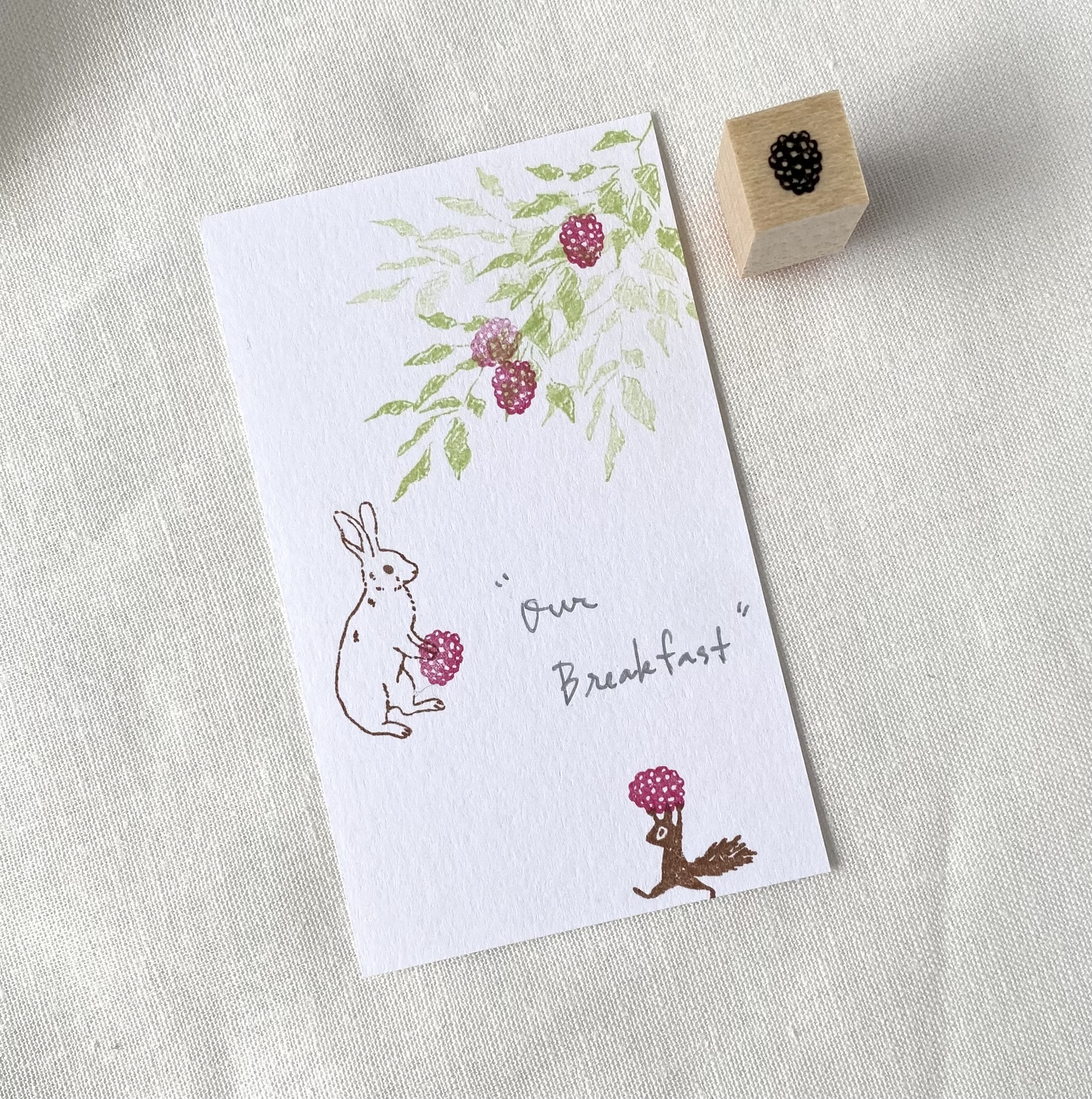 Brombeere - Japanischer Stempel