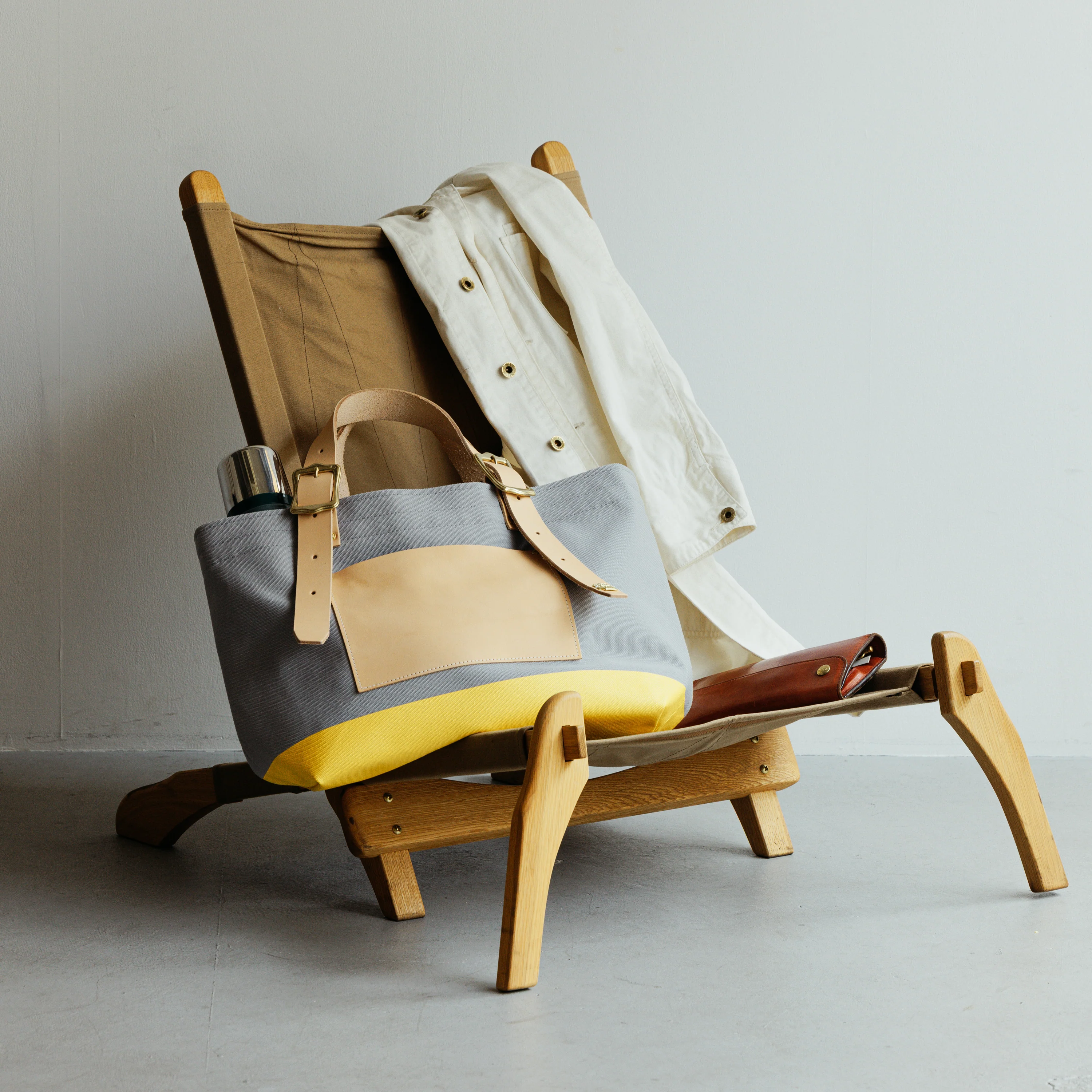 Engineer Tote Bag - S – Limited Edition Grey X Yellow - The Superior Labor