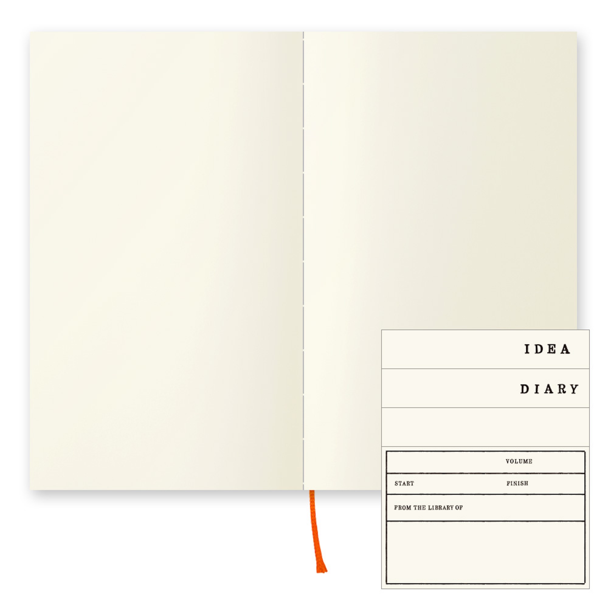 MD Notebook - B6 Slim - blanko / blank - Midori Notizbuch von Midori Japan aus der Kategorie MD Notebooks mit der Artikelnummer 15290006