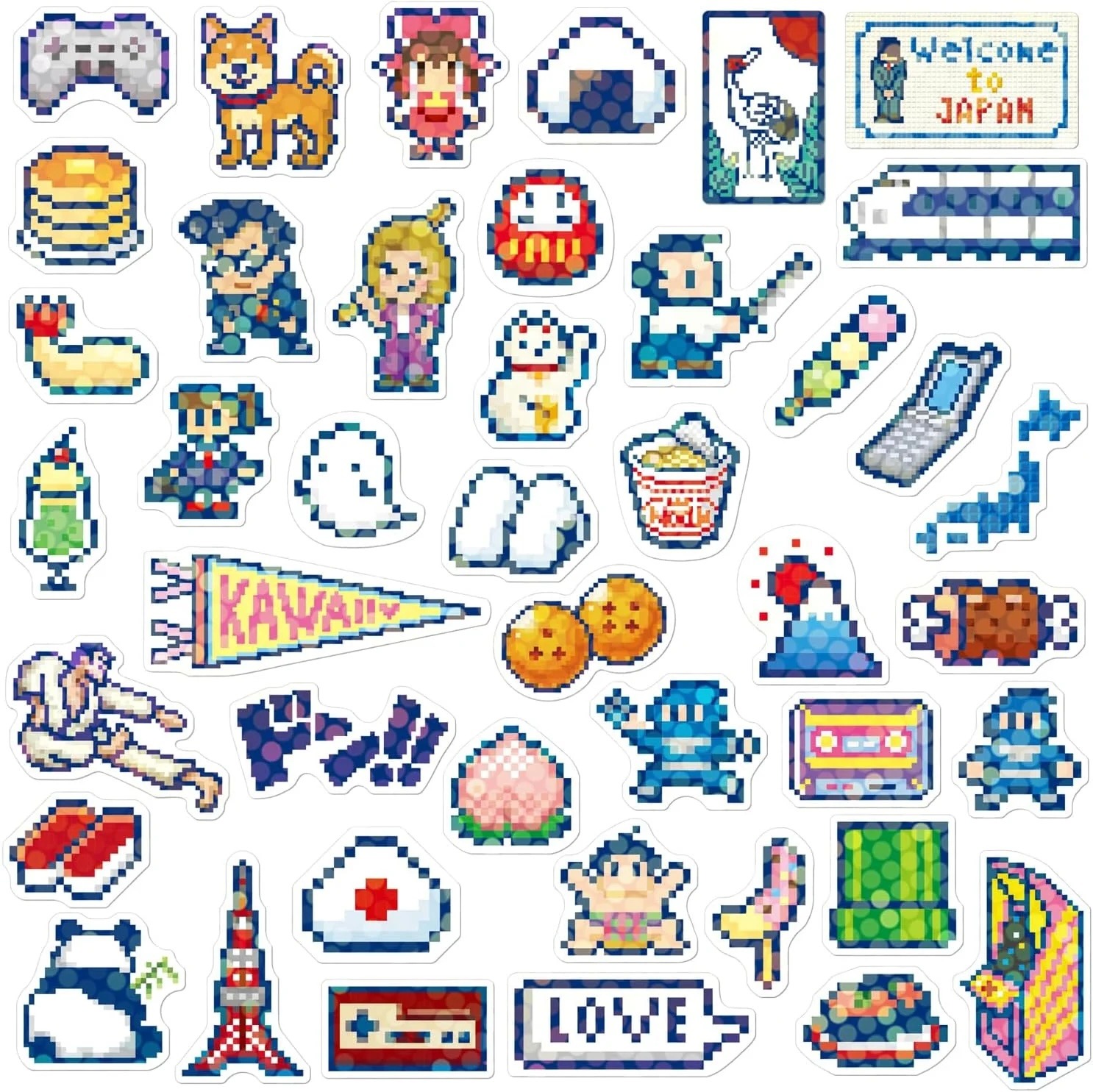 Hako Sticker Box "Japanese Culture" - Sticker von Greeting Life