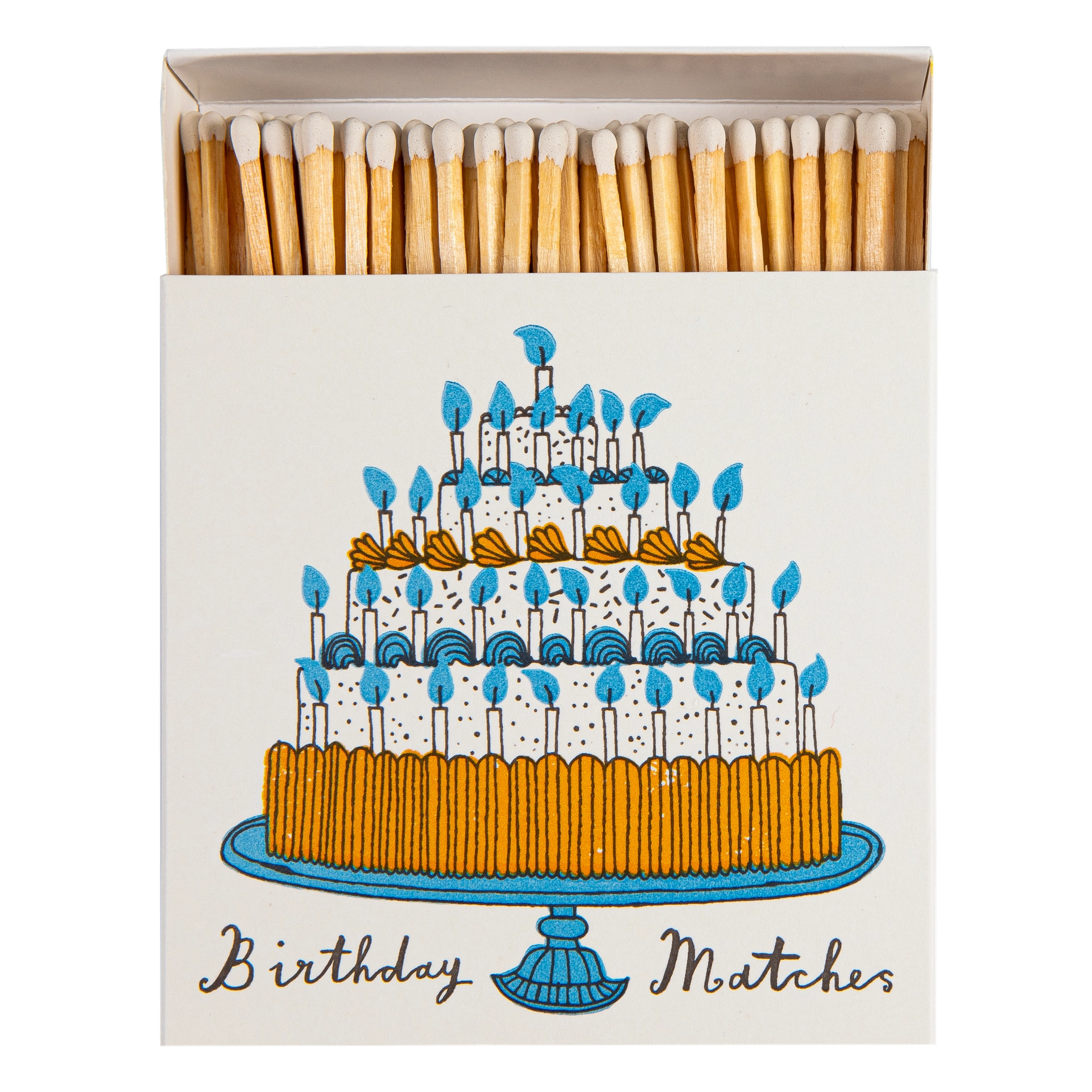 Streichhölzer "Birthday Cake" - Square Matches von Archivist