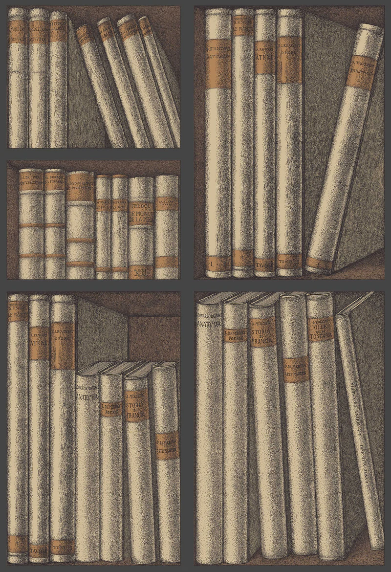 Ex Libris Tapete - 114/15030 - Cole&Son - Fornasetti Senza Tempo-114-15030-Cole&Son-Fornasetti Selection Ex Libris Tapete - 114/15030 - Cole&Son - Fornasetti Senza Tempo von Cole&Son aus der Kategorie Fornasetti Selection mit der Artikelnummer 114-15030