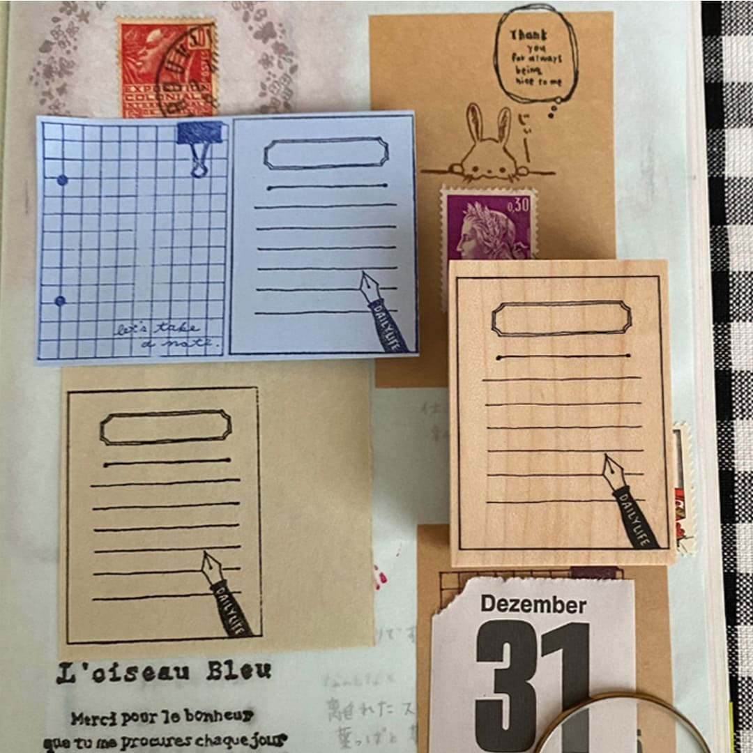 "Notebook" - kubomi no ki - Japanischer Stempel "Notebook" - kubomi no ki - Japanischer Stempel