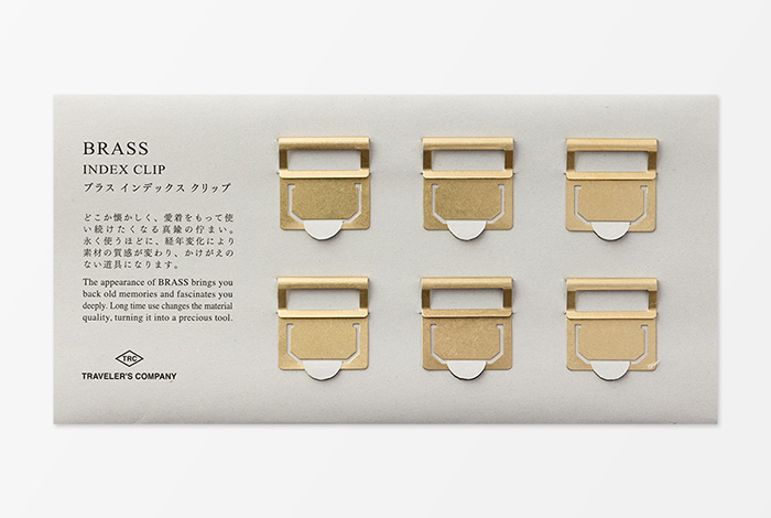 Index Clips - Serie BRASS von der TRAVELER'S COMPANY JAPAN-43210006-TRAVELER'S COMPANY JAPAN-Messing - Brass Index Clips - Serie BRASS von der TRAVELER'S COMPANY JAPAN von TRAVELER'S COMPANY JAPAN aus der Kategorie Messing - Brass mit der Artikelnummer 43210006