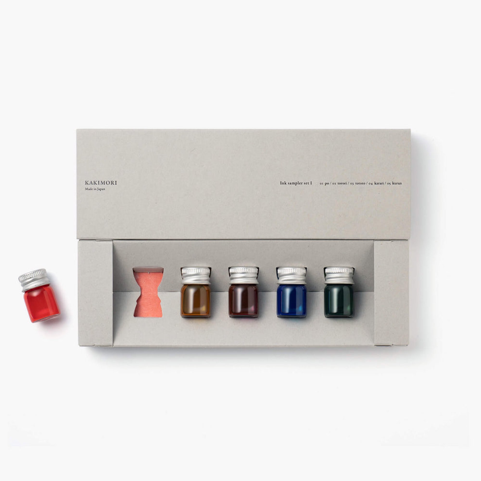 Ink Sampler Set I - Pigmenttinten von Kakimori Ink Sampler Set I - Pigmenttinten von Kakimori