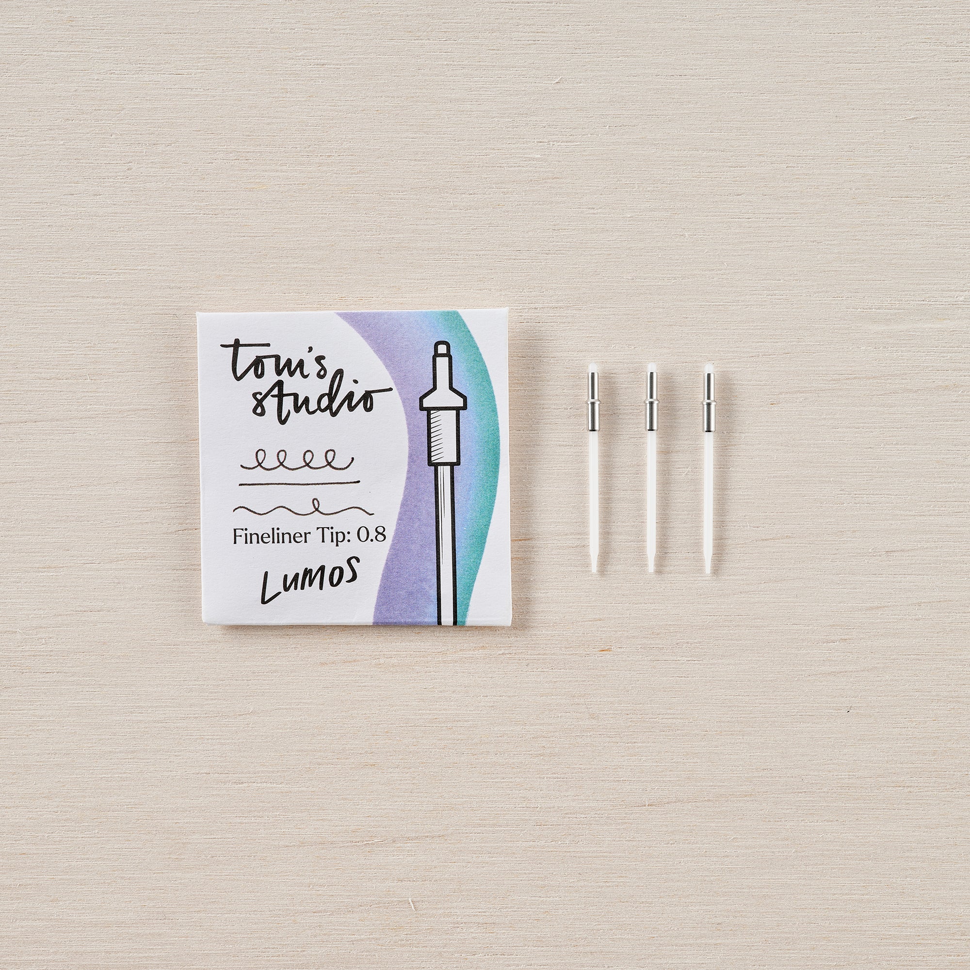 Lumos - 0,8 Fineliner Spitze - 3er Set - Tips von Tom's Studio
