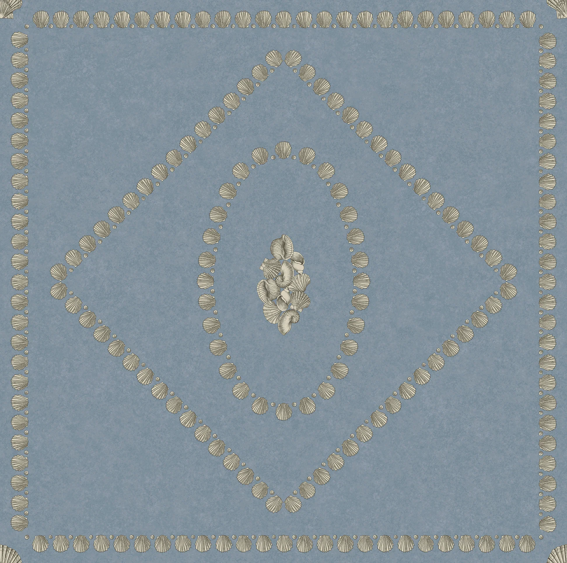 Conchiglie Tapete - 123/5022 - Gilver on Denim - Cole&Son - Fornasetti Senza Tempo II-123-5022-Cole&Son-Fornasetti Senza Tempo II Conchiglie Tapete - 123/5022 - Gilver on Denim - Cole&Son - Fornasetti Senza Tempo II von Cole&Son aus der Kategorie Fornasetti Senza Tempo II mit der Artikelnummer 123-5022