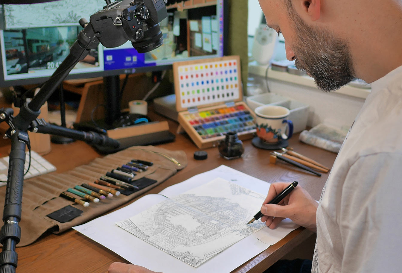 MD Notebook 15th – Edition Mateusz Urbanowicz - A6 - blanko / blank - Midori Notizbuch - limitiert MD Notebook 15th – Edition Mateusz Urbanowicz - A6 - blanko / blank - Midori Notizbuch - limitiert