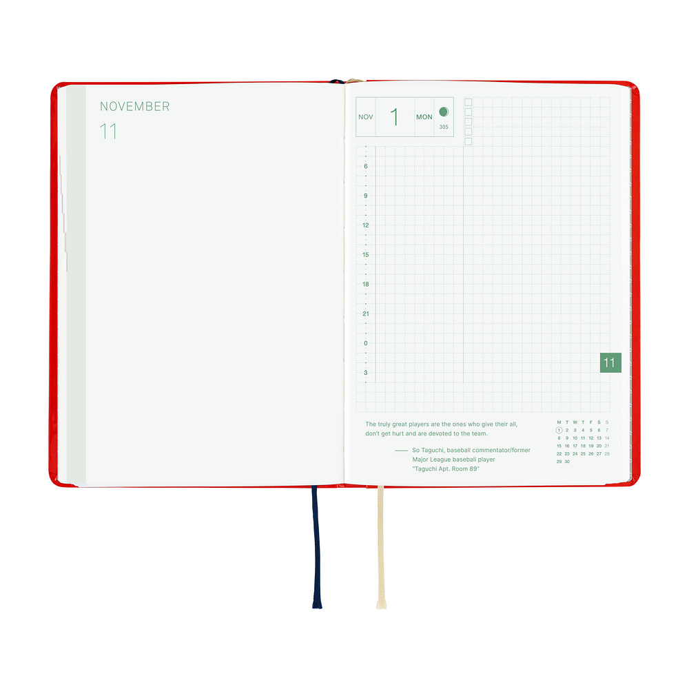 HON A6 2027 englisch – Yumi Kitagishi: White Cat and Rabbit’s Tea Room | Hobonichi