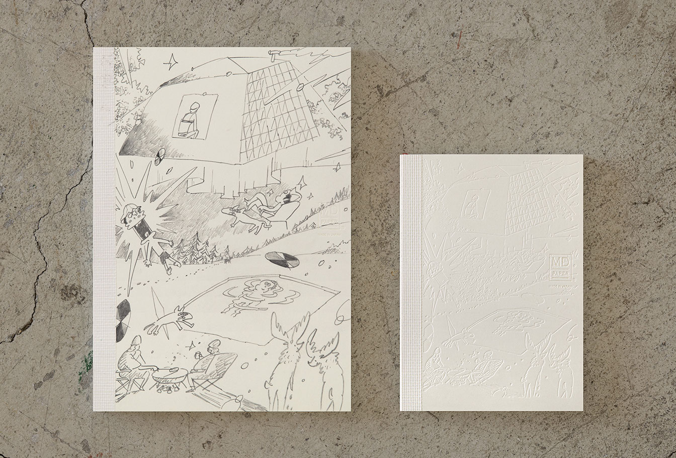 MD Notebook 15th – Edition Katsuki Tanaka - A6 - blanko / blank - Midori Notizbuch - limitiert MD Notebook 15th – Edition Katsuki Tanaka - A6 - blanko / blank - Midori Notizbuch - limitiert