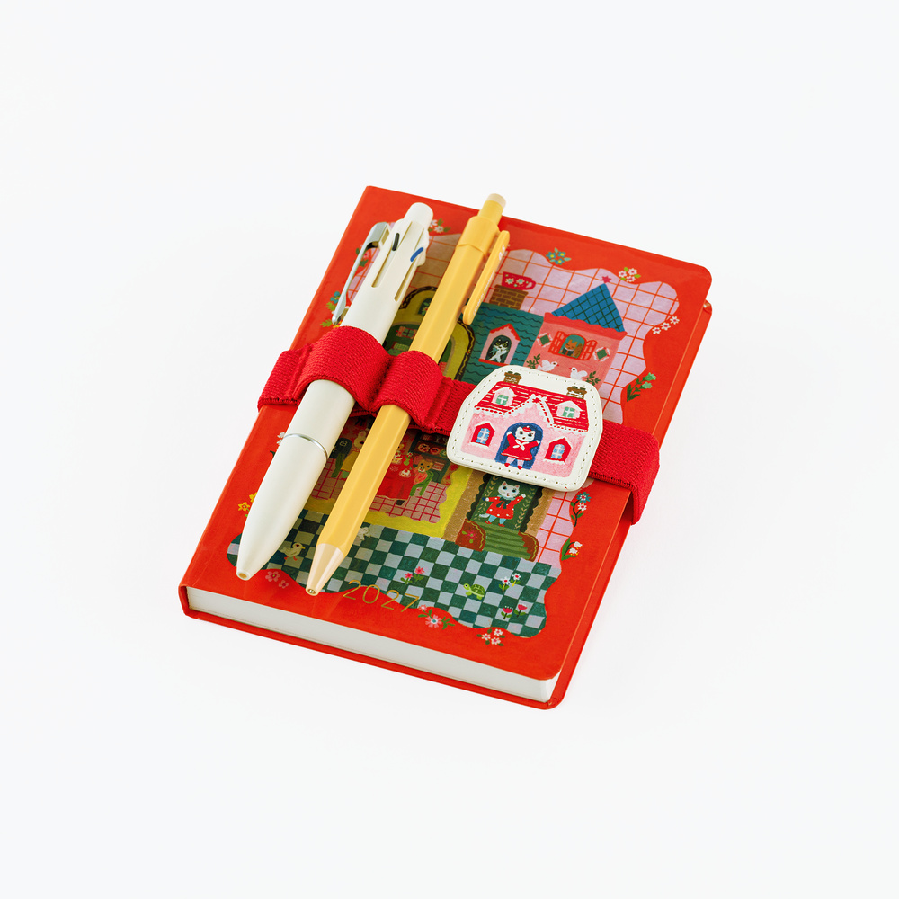 Buchband mit Anhänger – Yumi Kitagishi: White Cat | Hobonichi