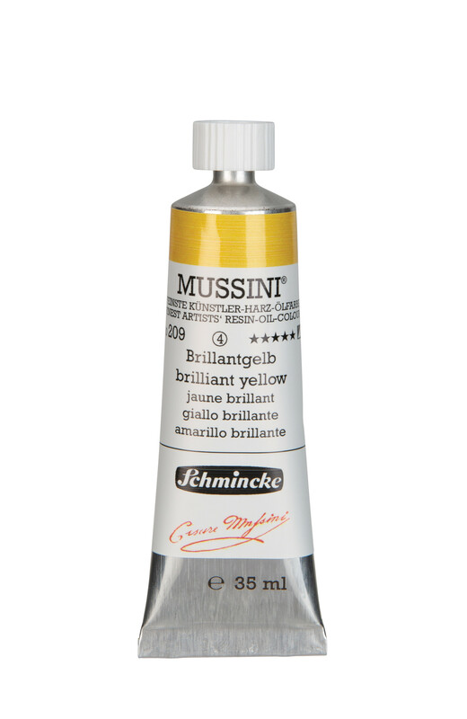 209 - Brillantgelb - 35ml - Mussini Ölfarbe von Schmincke - PG4