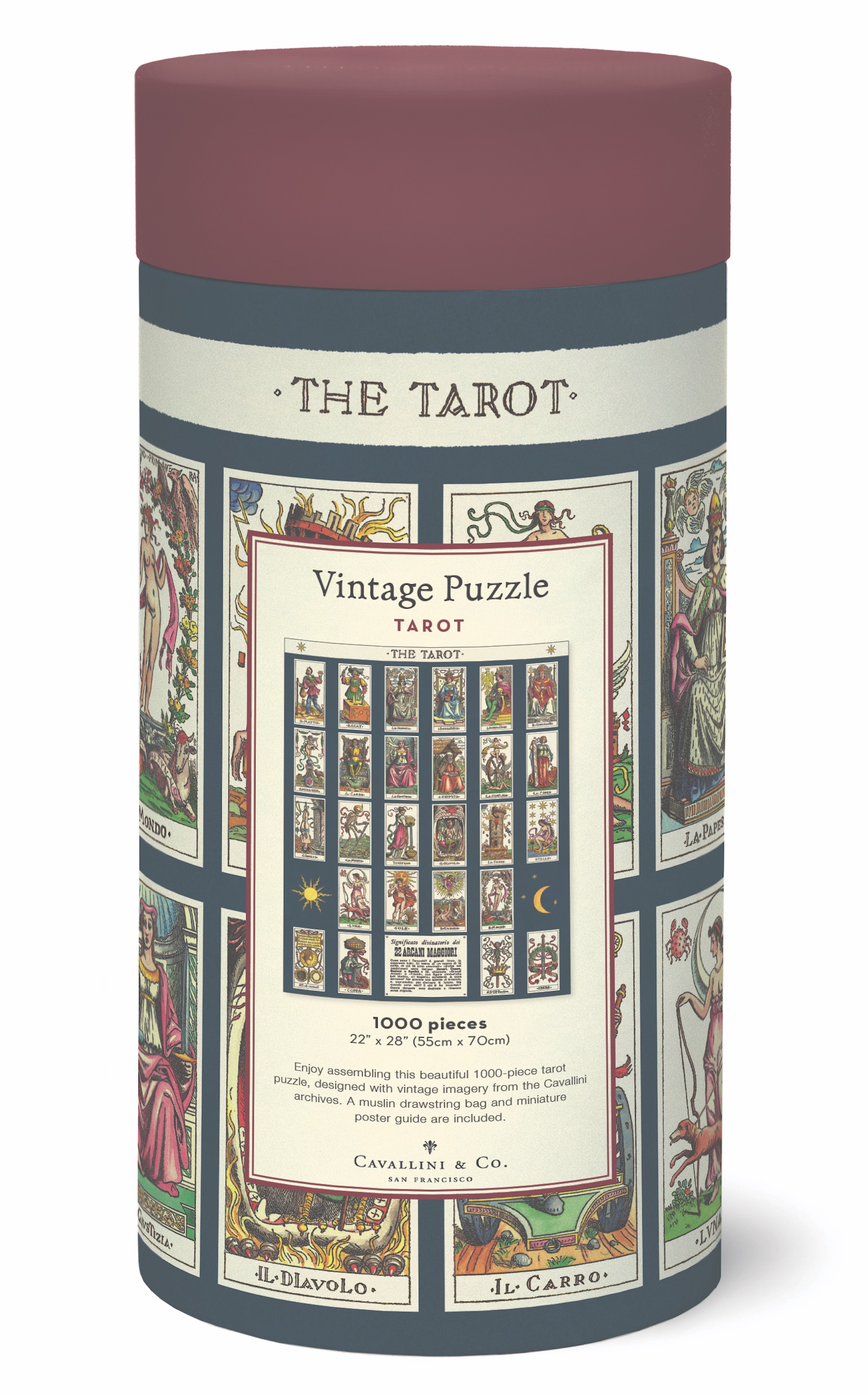 Tarot - Vintage Puzzle von Cavallini - 1.000 Teile