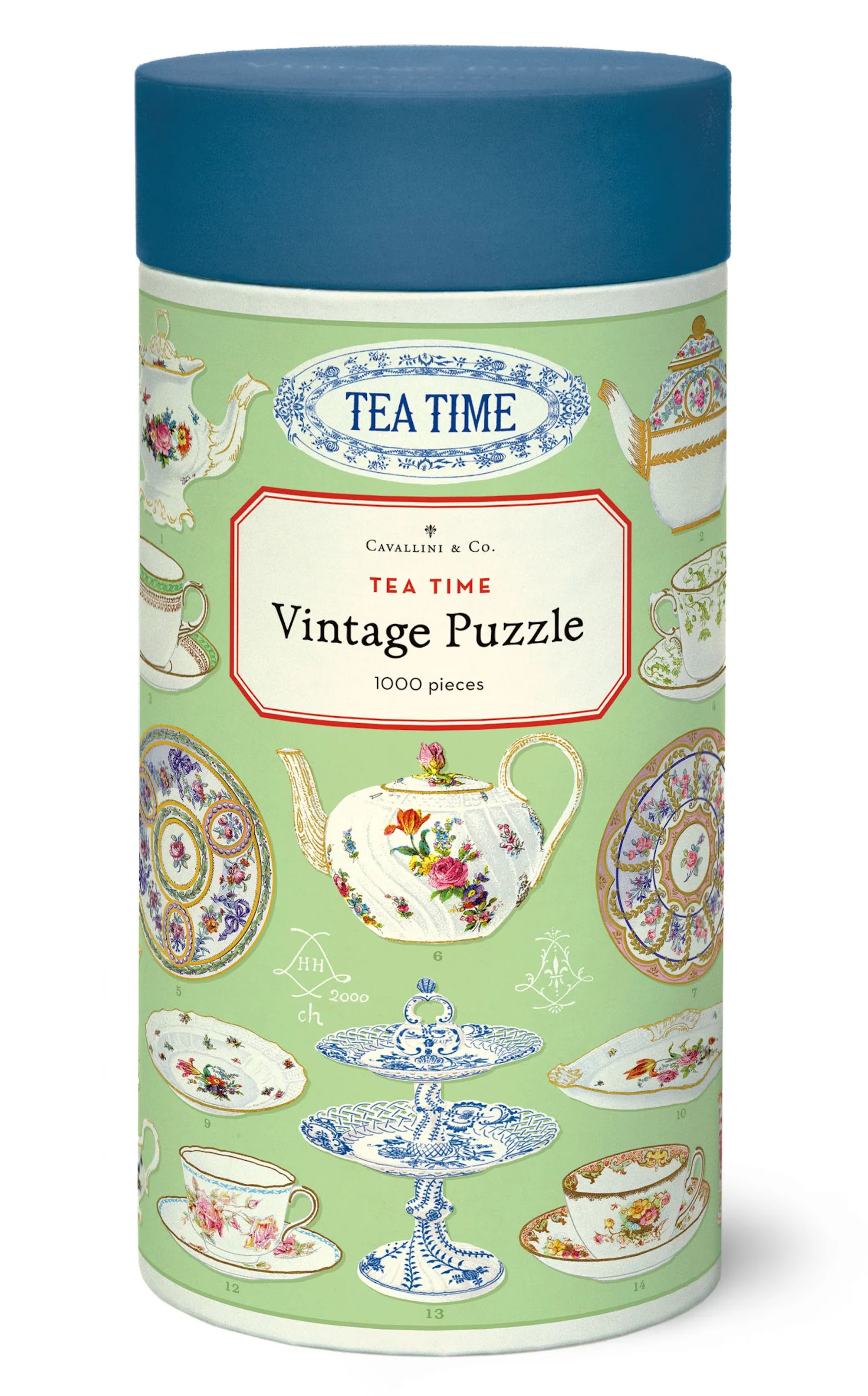 Tea Time - Vintage Puzzle von Cavallini - 1.000 Teile Tea Time - Vintage Puzzle von Cavallini - 1.000 Teile