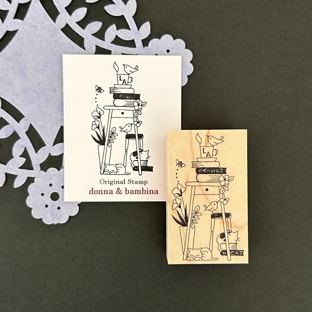 "Place of rest" - donna&bambina - Japanischer Stempel