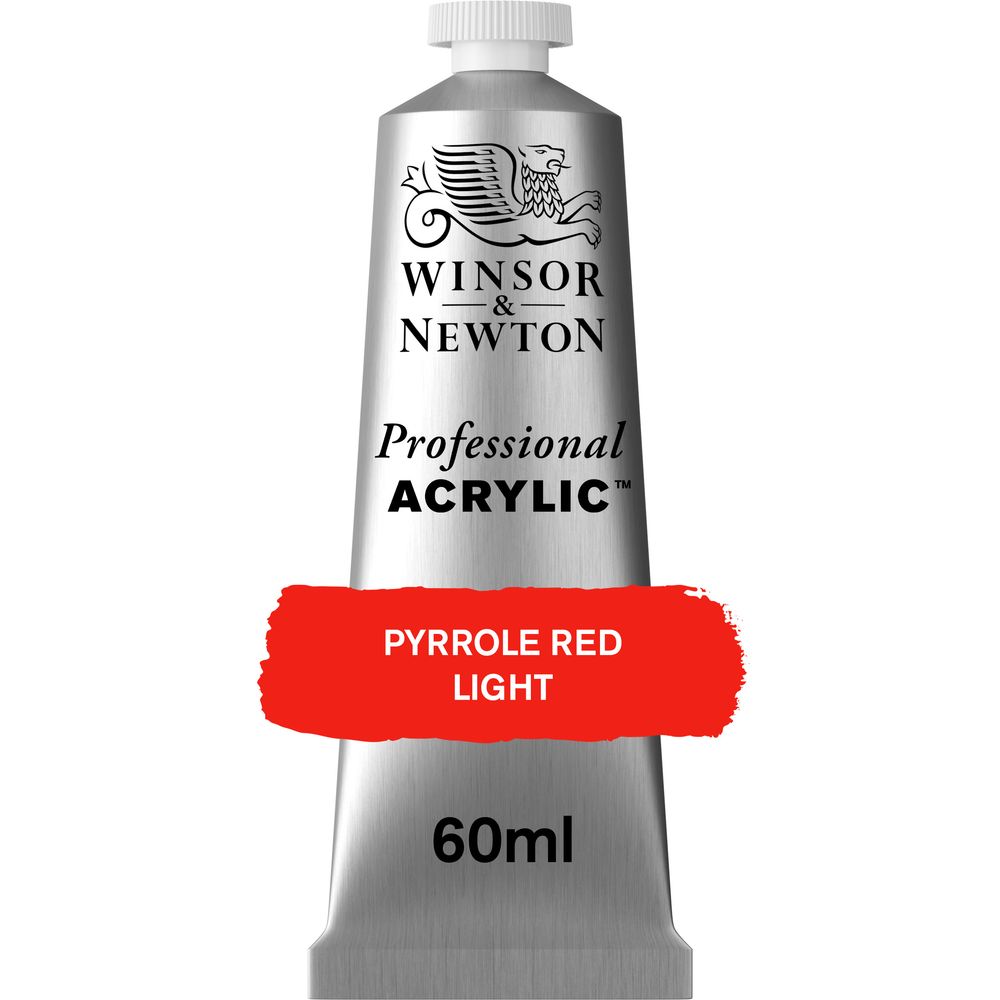 536 - Pyrrole Red Light - 60ml Professional Acrylic von Winsor&Newton - S4