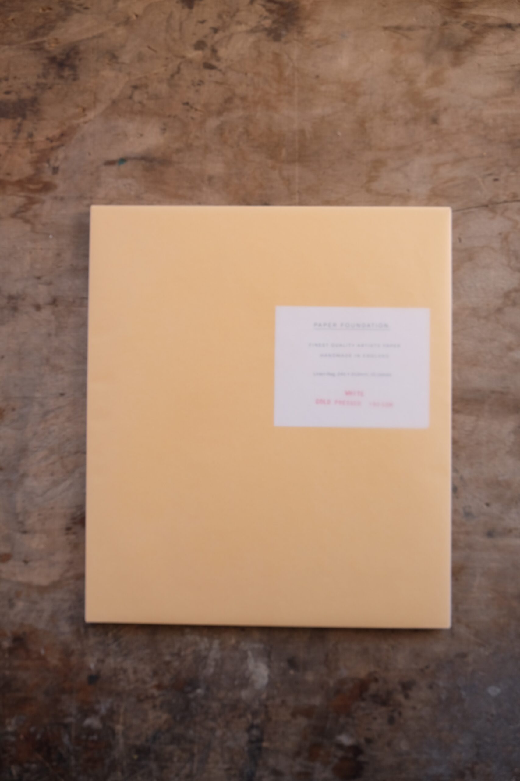 Art Pad M - Zeichenblock - THERMOS YELLOW X WHITE - Paper Foundation
