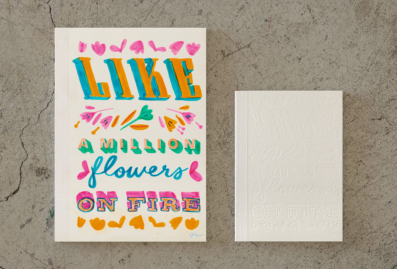 MD Notebook 15th – Edition Holly Wales - A6 - blanko / blank - Midori Notizbuch - limitiert MD Notebook 15th – Edition Holly Wales - A6 - blanko / blank - Midori Notizbuch - limitiert