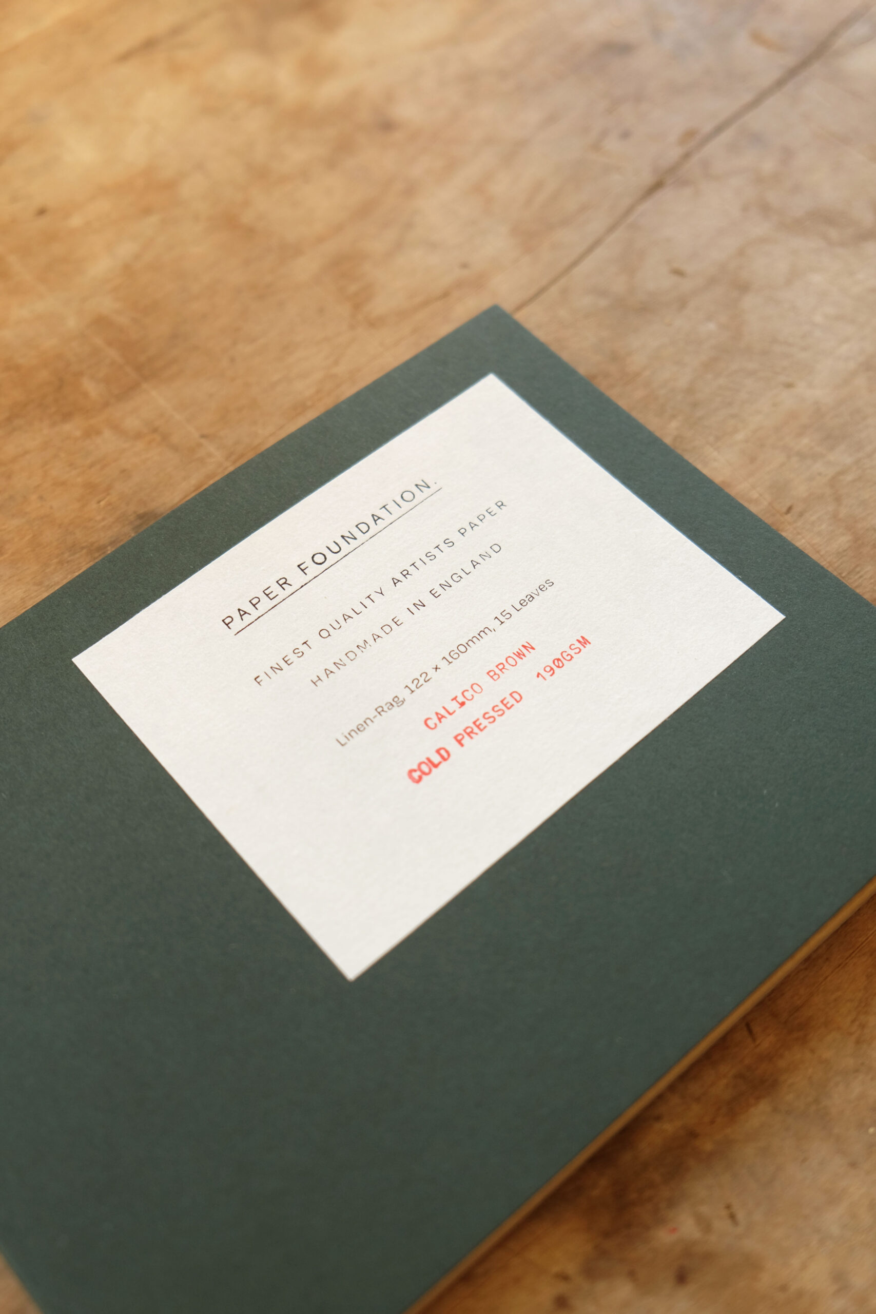 Art Pad S - Zeichenblock - BURNESIDE GREEN X CALICO BROWN - Paper Foundation