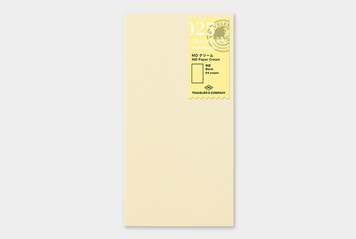 025 - MD Papier Creme - TRAVELER'S Notebook Refill
