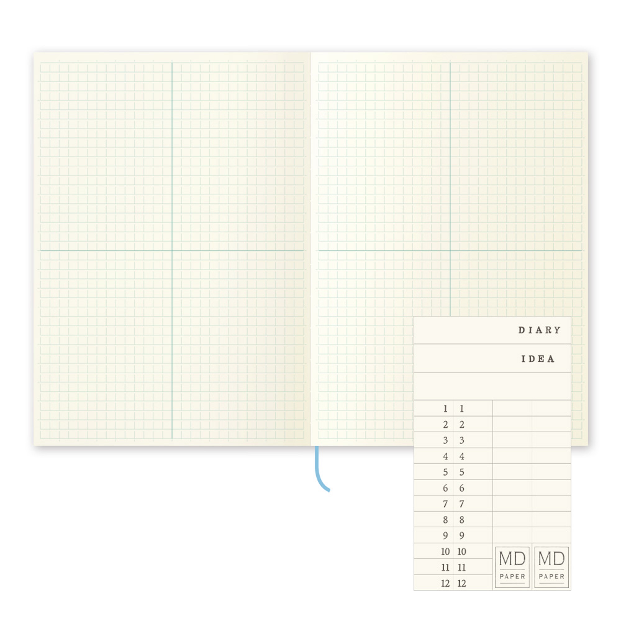 MD Notebook Journal - A5 - Grid Block - Midori Notizbuch-15311006-Midori Japan-MD Journal MD Notebook Journal - A5 - Grid Block - Midori Notizbuch von Midori Japan aus der Kategorie MD Journal mit der Artikelnummer 15311006