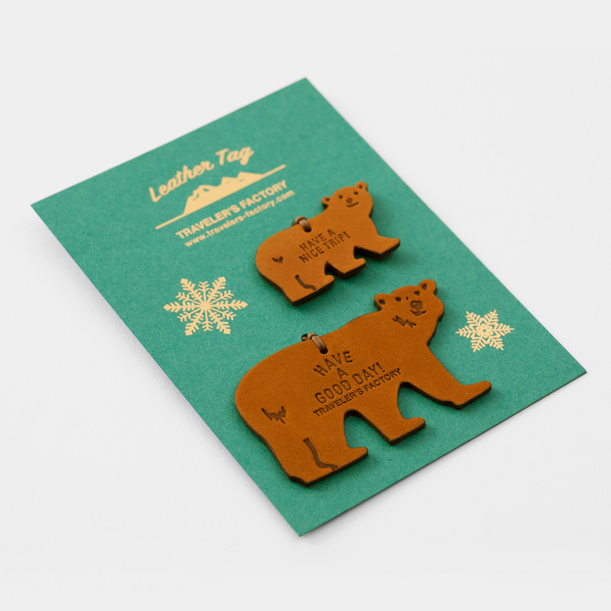 Anhänger "Bär" Leather TF Tag - TRAVELER'S FACTORY Limited