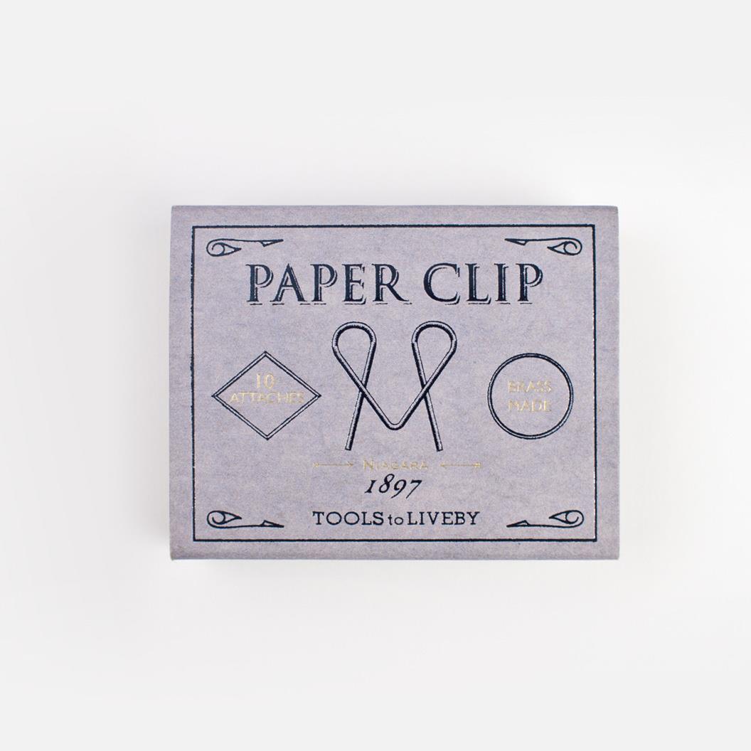 Büroklammern "Niagara 1897" aus Messing -TTLB-CLP-PL-Tools to Liveby-Messing - Brass Büroklammern "Niagara 1897" aus Messing von Tools to Liveby aus der Kategorie Messing - Brass mit der Artikelnummer TTLB-CLP-PL