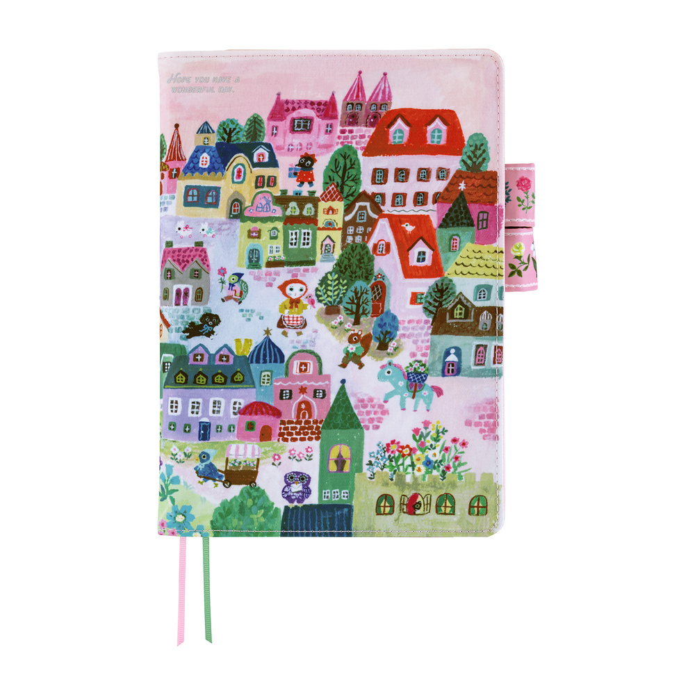 Hülle A5 Cousin – Yumi Kitagishi: White Cat Village | Hobonichi