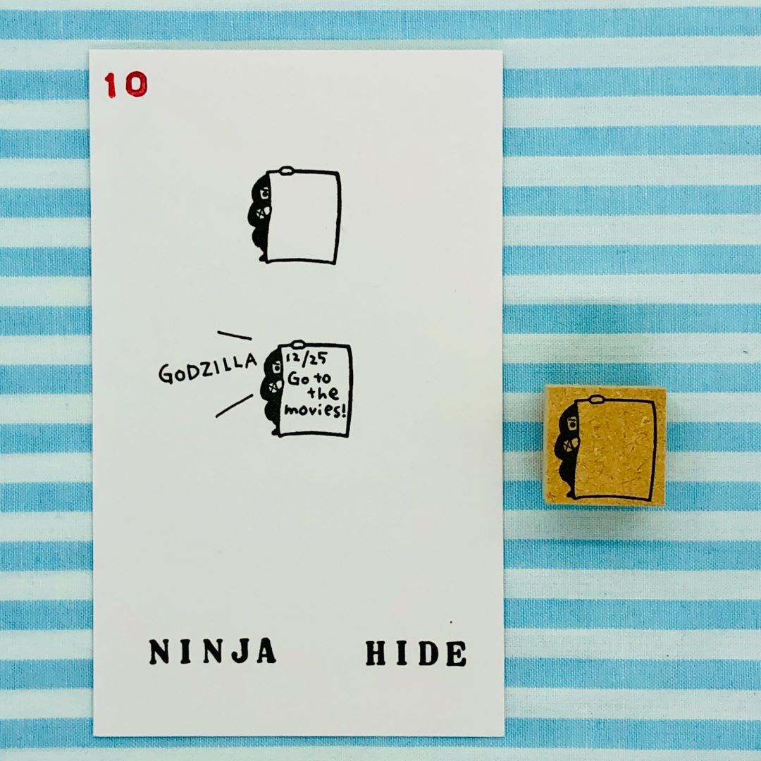 10 - Ninja Hide - Japanischer Stempel 10 - Ninja Hide - Japanischer Stempel