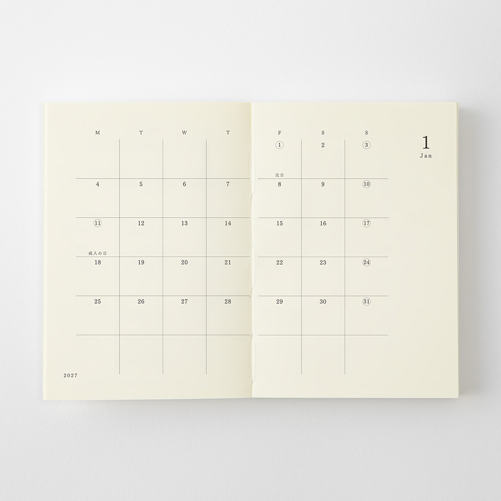 MD Notebook Kalender 2027 [A7]