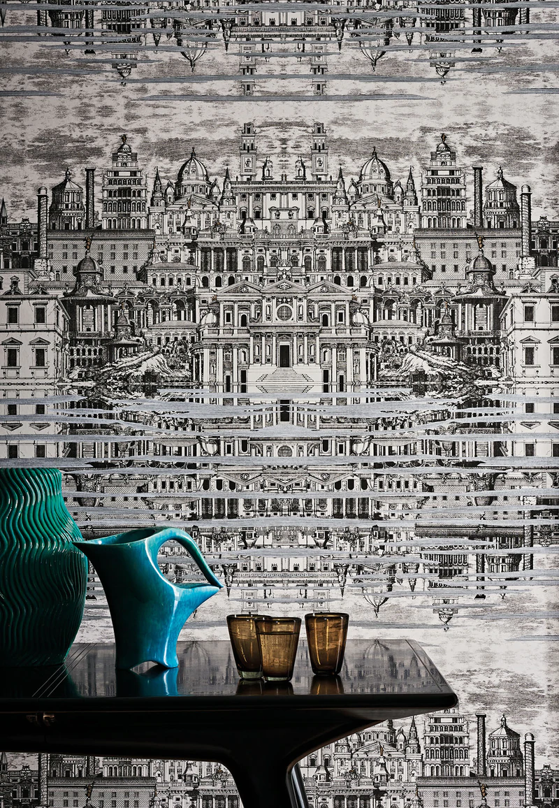 Riflesso Tapete - 114/20040 - Cole&Son - Fornasetti Senza Tempo von Cole&Son aus der Kategorie Fornasetti Selection mit der Artikelnummer 114-20040