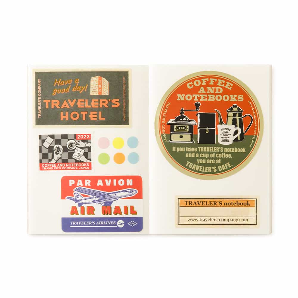 017 - Sticker Release Papier - TRAVELER'S Notebook Passport