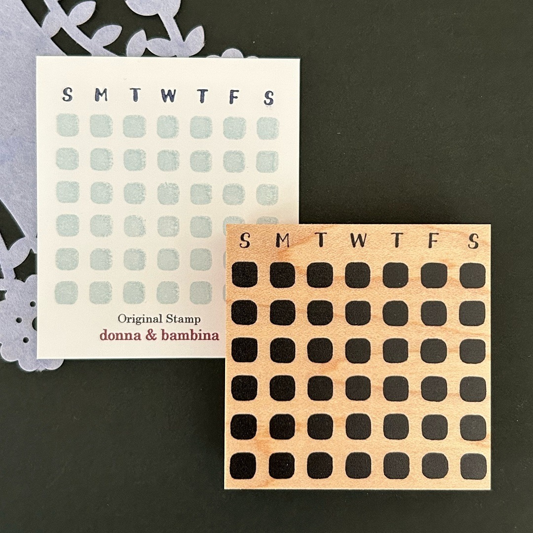 "Calendar" - donna&bambina - Japanischer Stempel