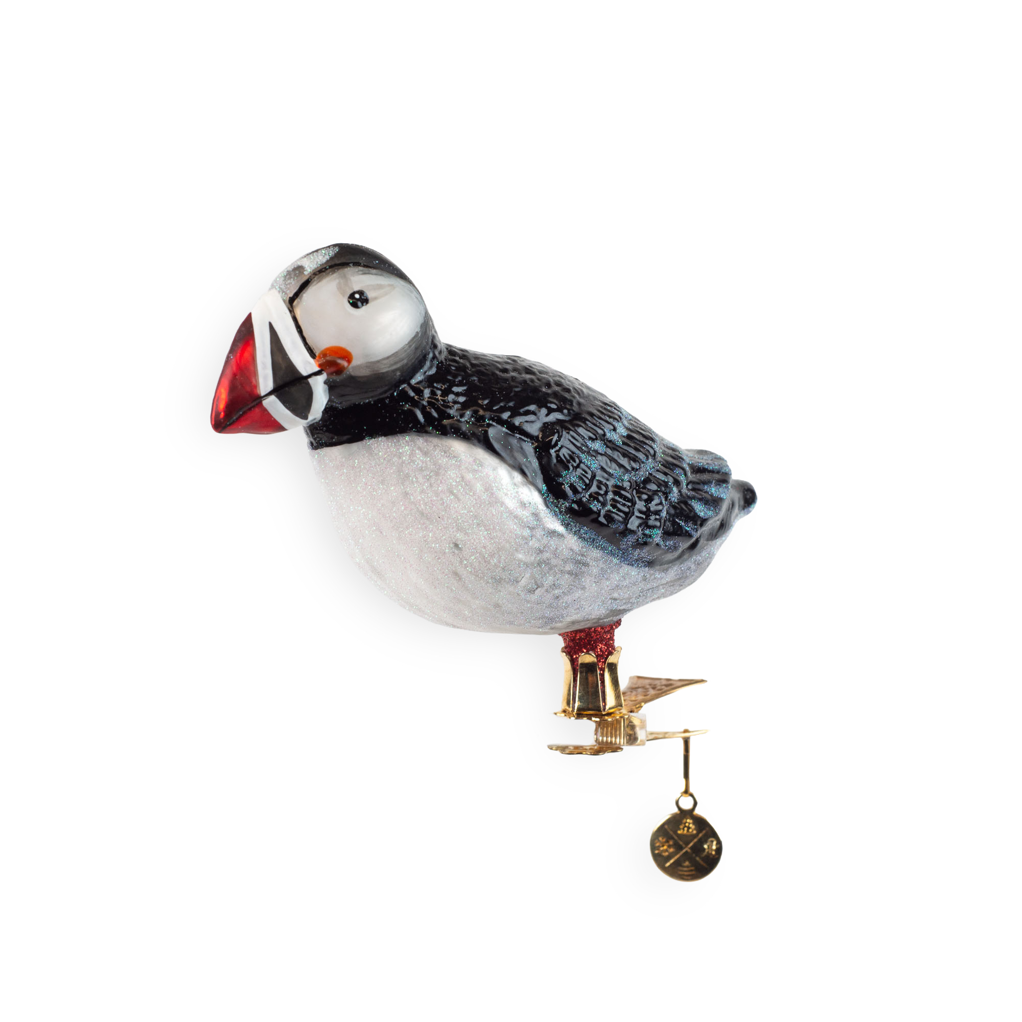 Papageientaucher - Christbaumschmuck - Glaskunst aus Polen